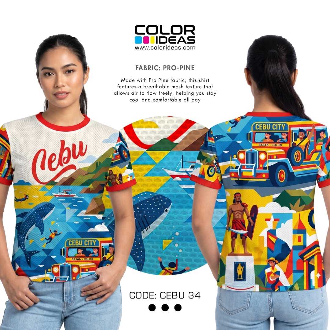 Cebu 34 - COLOR IDEAS Souvenir Shirt