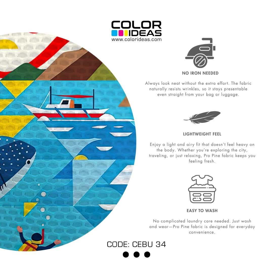 Cebu 34 - COLOR IDEAS Souvenir Shirt
