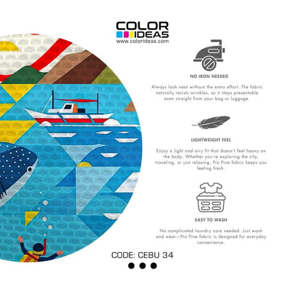 Cebu 34 - COLOR IDEAS Souvenir Shirt