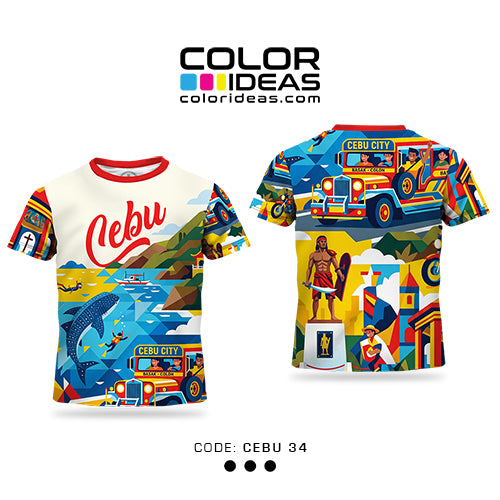 Cebu 34 - COLOR IDEAS Souvenir Shirt